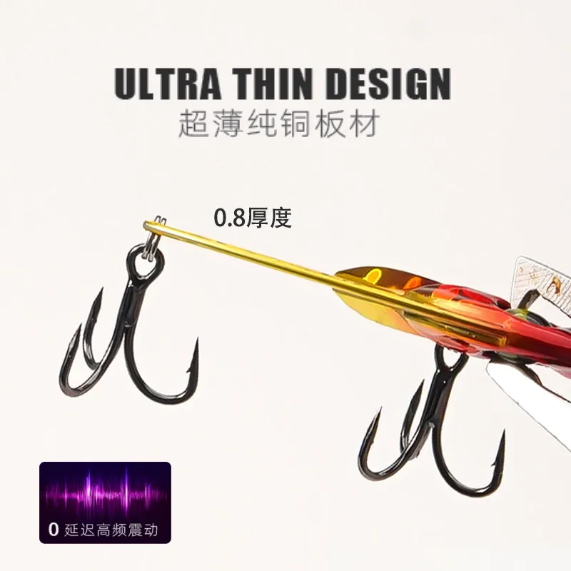 5Pcs Micro VIB Fishing Baits for Bass Casting Jig Lure 5g 7g 10g 14g 3D Laser Vibration Sinking Bait Treble Hook Fishing Pesca
5Pcs Micro VIB Fishing Baits for Bass Casting Jig Lure 5g 7g 10g 14g 3D Laser Vibration Sinking Bait Treble Hook Fishing Pesca