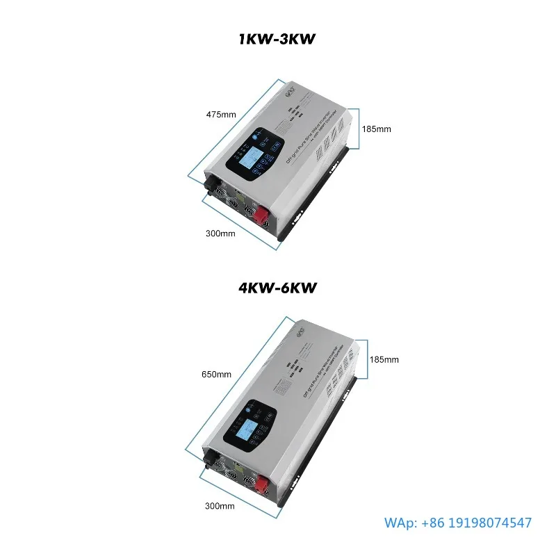 12V 24V to 110V 220V Off Grid Pure Sine Wave Solar Inverter 3000W with MPPT
12V 24V to 110V 220V Off Grid Pure Sine Wave Solar Inverter 3000W with MPPT