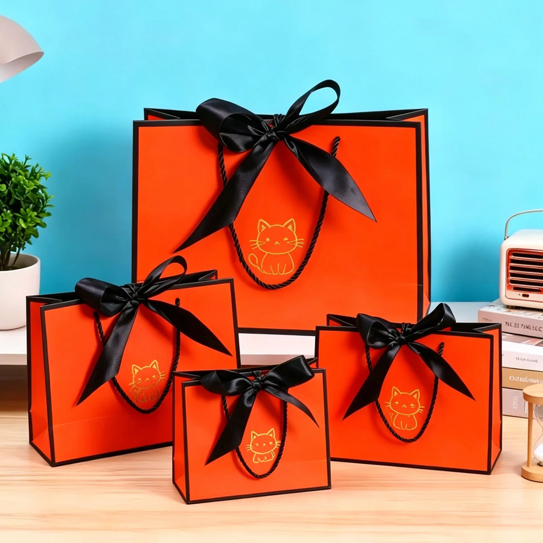 50Pcs Custom Logo Paper Jewelry Gift Bag With Bow Ribbon Wedding Party Shopping Packaging Bags For Earrings Ring Brooch Clothing
50Pcs Custom Logo Paper Jewelry Gift Bag With Bow Ribbon Wedding Party Shopping Packaging Bags For Earrings Ring Brooch Clothing
