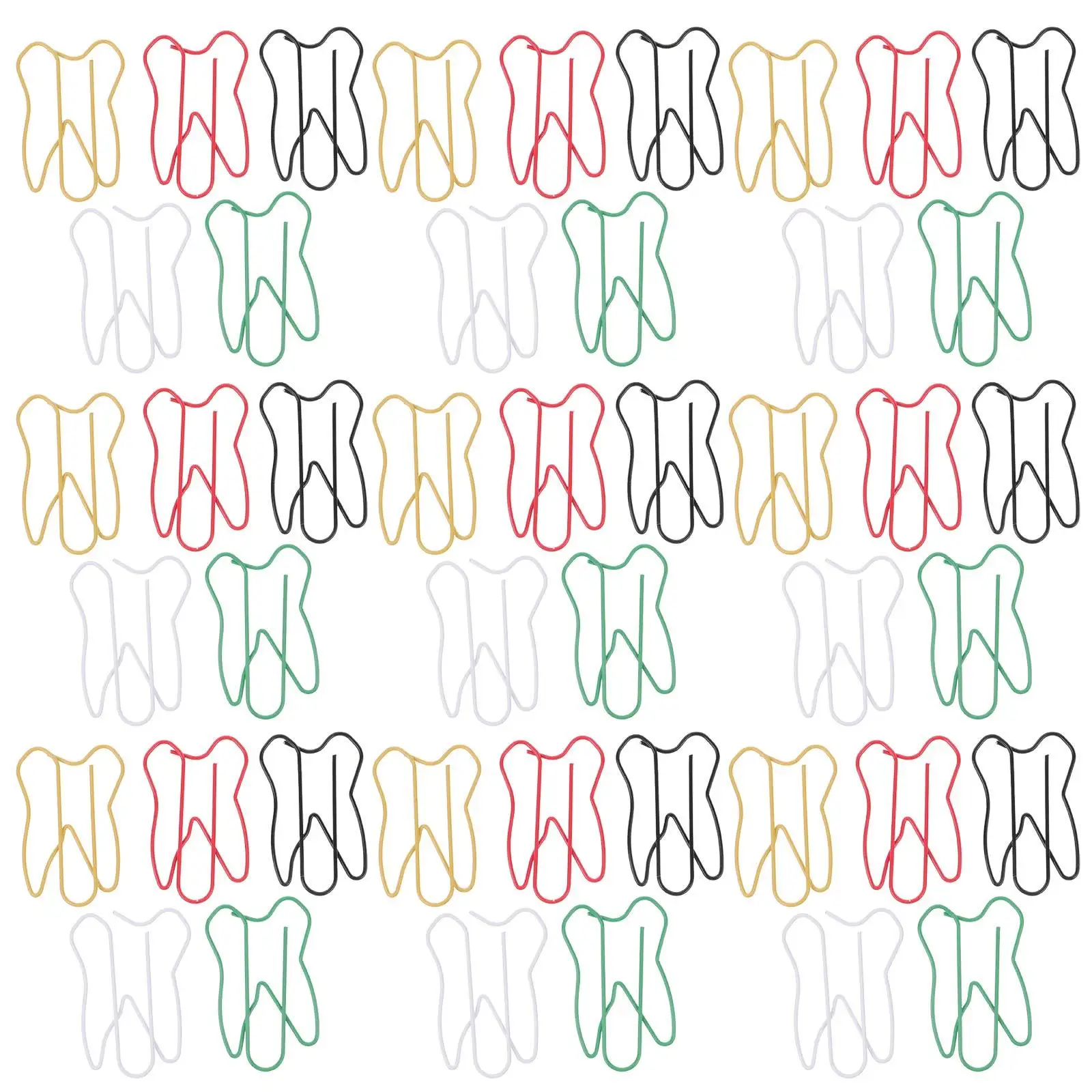 50 Pcs Teeth Shaped Metal Paper Clips Creative Stationery Desk Supplies Photo Holder Party Gift Candy Shaped
50 Pcs Teeth Shaped Metal Paper Clips Creative Stationery Desk Supplies Photo Holder Party Gift Candy Shaped