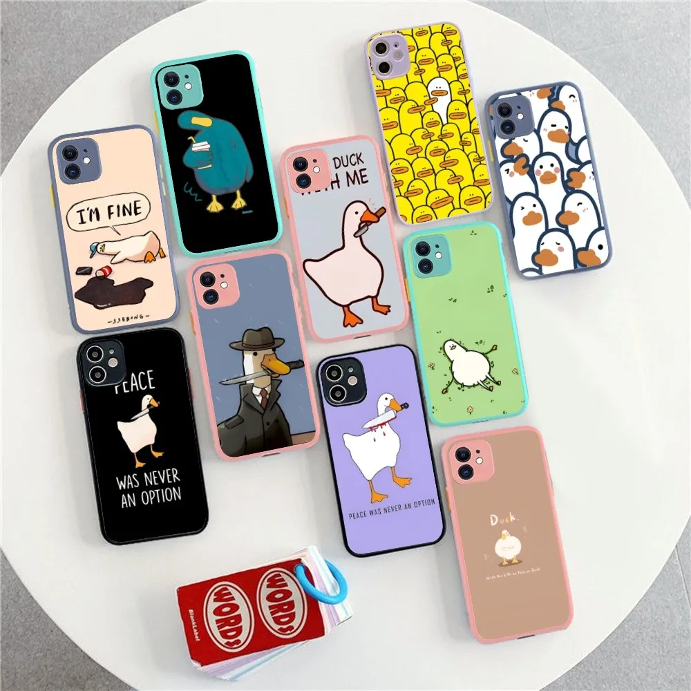 New Cartoon Duck Case Phone Case For iPhone 14 X XR XS 7 8 Plus 11 12 13 pro MAX 13mini Matte Shockproof Case
New Cartoon Duck Case Phone Case For iPhone 14 X XR XS 7 8 Plus 11 12 13 pro MAX 13mini Matte Shockproof Case