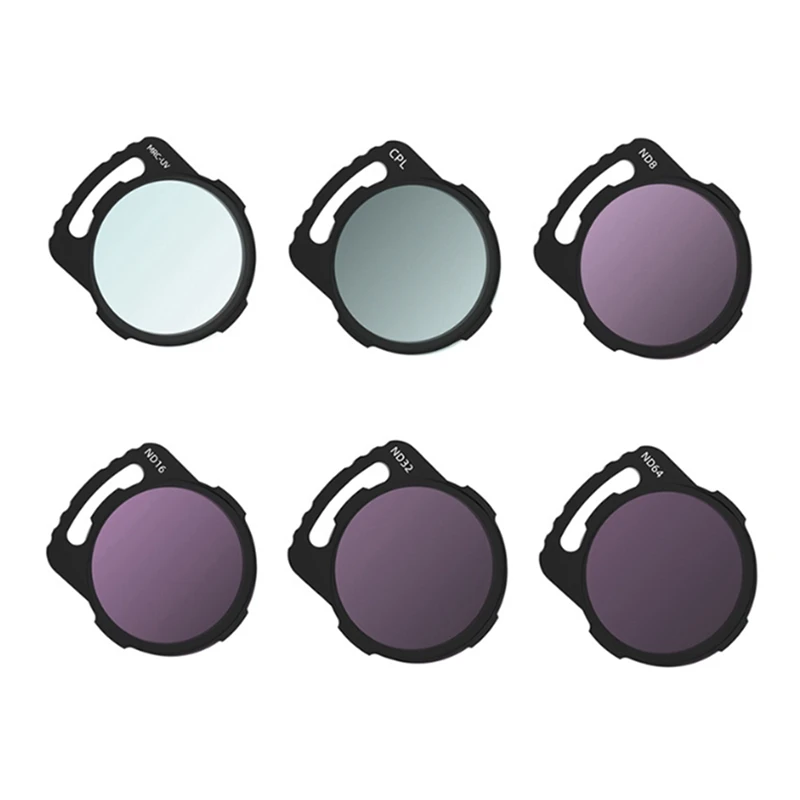 BNVN-6-Pack Camera Lens Filter Set For DJI Avata O3 Sky End, Including UV&CPL&ND8&ND16&ND32&ND64 Filters
BNVN-6-Pack Camera Lens Filter Set For DJI Avata O3 Sky End, Including UV&CPL&ND8&ND16&ND32&ND64 Filters