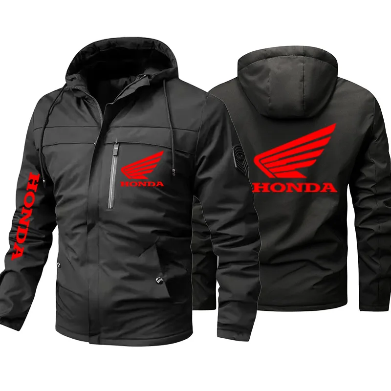 HONDA logo 2026 Winter New Jacket Men's Casual Waterproof Black Lined Hooded Work Clothes Jacket Men's Work Clothes Tops Fashi
HONDA logo 2026 Winter New Jacket Men's Casual Waterproof Black Lined Hooded Work Clothes Jacket Men's Work Clothes Tops Fashi
