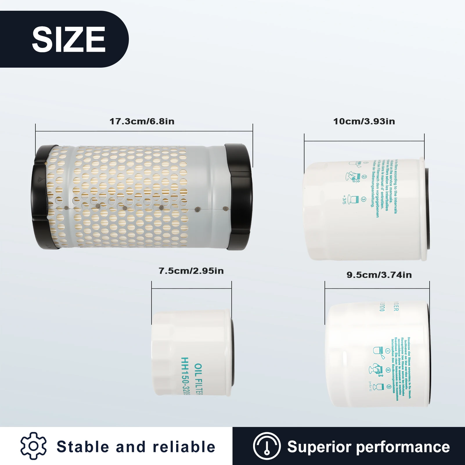 Maintenance Filter For Ku-bota RTV-X1140 RTV-X1100C RTV-X1120D Utility Vehicle HH150-32094 6A320-59930 HHK70-14070 HHK32-16770
Maintenance Filter For Ku-bota RTV-X1140 RTV-X1100C RTV-X1120D Utility Vehicle HH150-32094 6A320-59930 HHK70-14070 HHK32-16770