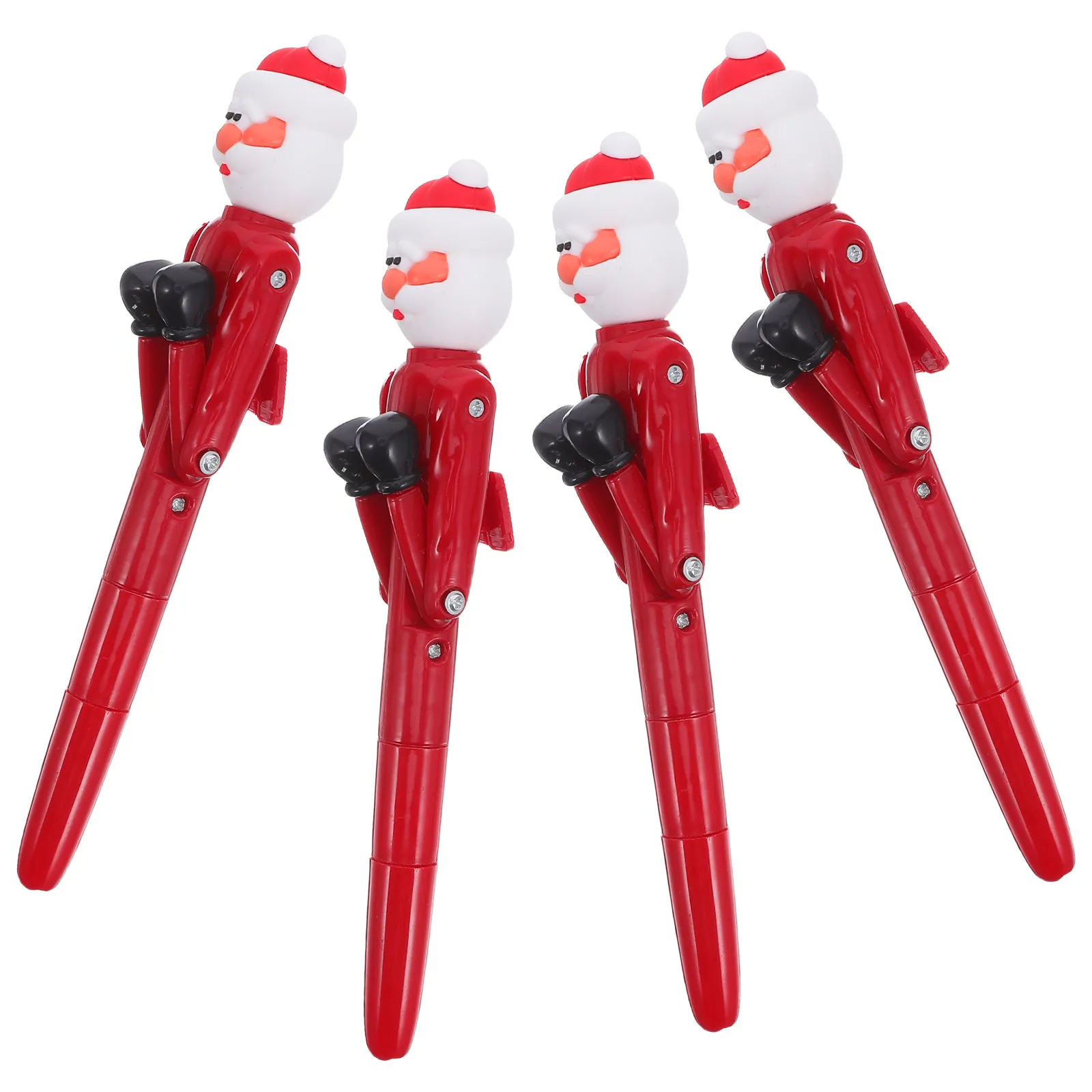 4Pcs Santa Claus Boxing Ballpoint Pens Funny Christmas Writing Tools School Office Holiday Party Favors Stocking Fillers Novelty
4Pcs Santa Claus Boxing Ballpoint Pens Funny Christmas Writing Tools School Office Holiday Party Favors Stocking Fillers Novelty