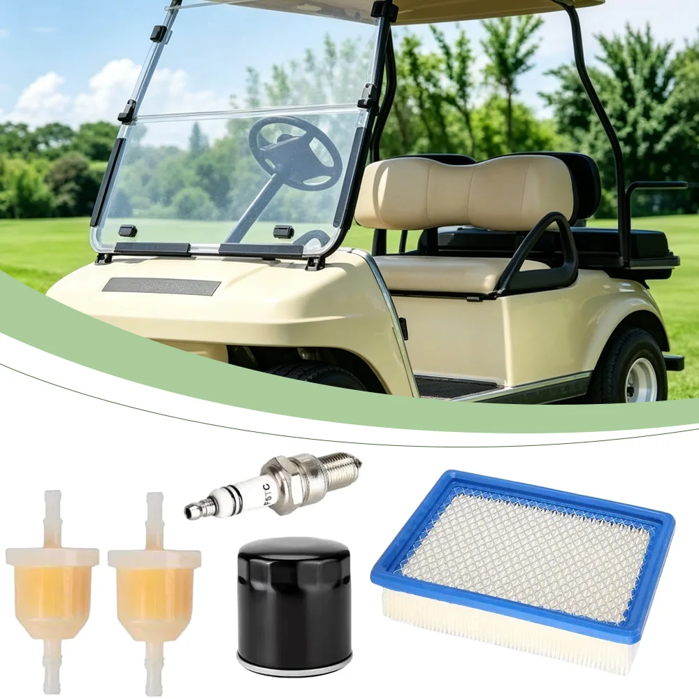 Golf Cart Air Filter Oil Filter Fuel Filter Spark Plug Kit 1015426 For Club Car DS Gas 92-Up with FE290 FE350 Engine 1013684
Golf Cart Air Filter Oil Filter Fuel Filter Spark Plug Kit 1015426 For Club Car DS Gas 92-Up with FE290 FE350 Engine 1013684
