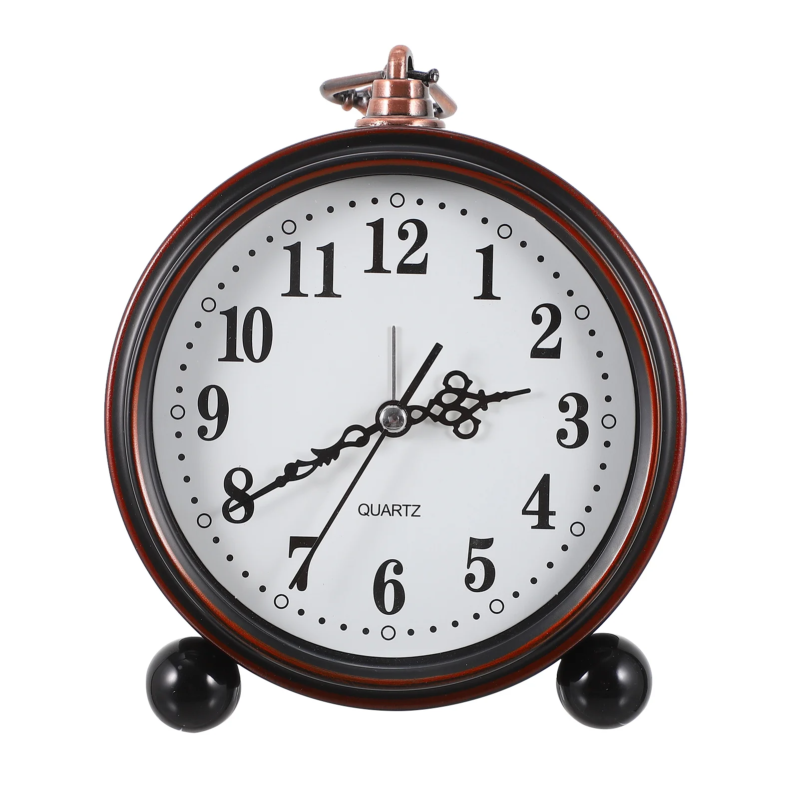 Pastoral Vintage Alarm Clock European Style Silent Mute Scanning Movement Bedside Table Clock Desktop Decoration 
Pastoral Vintage Alarm Clock European Style Silent Mute Scanning Movement Bedside Table Clock Desktop Decoration