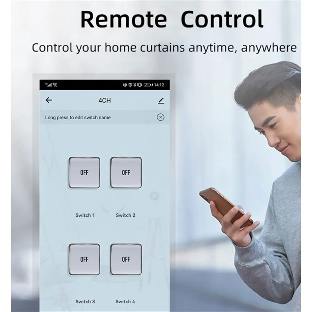 (A32M) Tuya Zigbee 4 CH Smart Switch Sensor Passive Dry Contact AC85-250V Switch Access Control Relay Controller
(A32M) Tuya Zigbee 4 CH Smart Switch Sensor Passive Dry Contact AC85-250V Switch Access Control Relay Controller