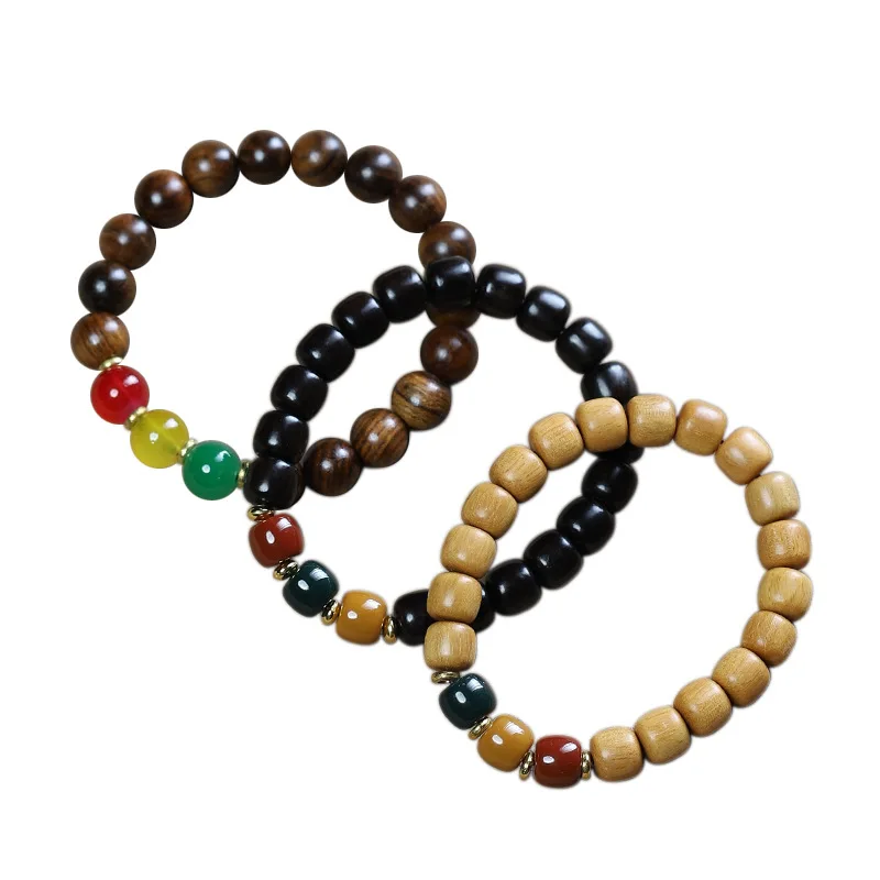 Black Rosewood Purple Sandalwood Retro Traffic Light Bead Bracelet: Unisex Sandalwood Square Sugar DIY Gift Bracelet
Black Rosewood Purple Sandalwood Retro Traffic Light Bead Bracelet: Unisex Sandalwood Square Sugar DIY Gift Bracelet