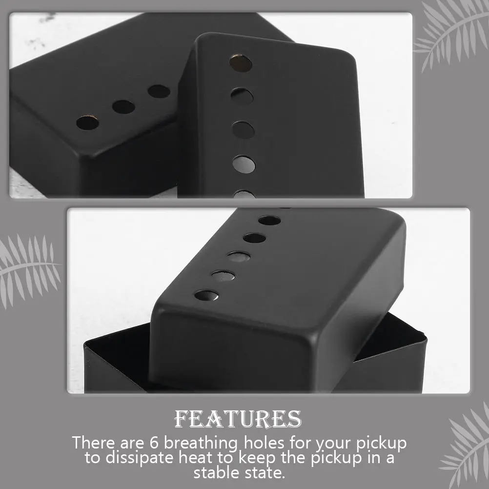 Electric Guitar Copper Pickup Cover 6 Hole Humbucker Protector Metal Cover Durable Heat Dissipation Guitar Pickup Protector
Electric Guitar Copper Pickup Cover 6 Hole Humbucker Protector Metal Cover Durable Heat Dissipation Guitar Pickup Protector