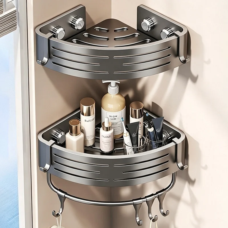 Suction Cup No-Drill Stick-on Bathroom Corner Rack Shampoo Storage Holder
Suction Cup No-Drill Stick-on Bathroom Corner Rack Shampoo Storage Holder