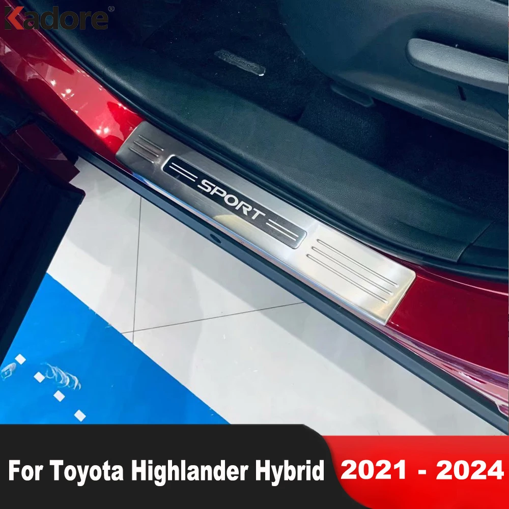 For Toyota Highlander XU70 Kluger Hybrid 2021-2024 Steel Car Door Sill Scuff Plate Cover Trim Welcome Pedal Guard Accessories
For Toyota Highlander XU70 Kluger Hybrid 2021-2024 Steel Car Door Sill Scuff Plate Cover Trim Welcome Pedal Guard Accessories