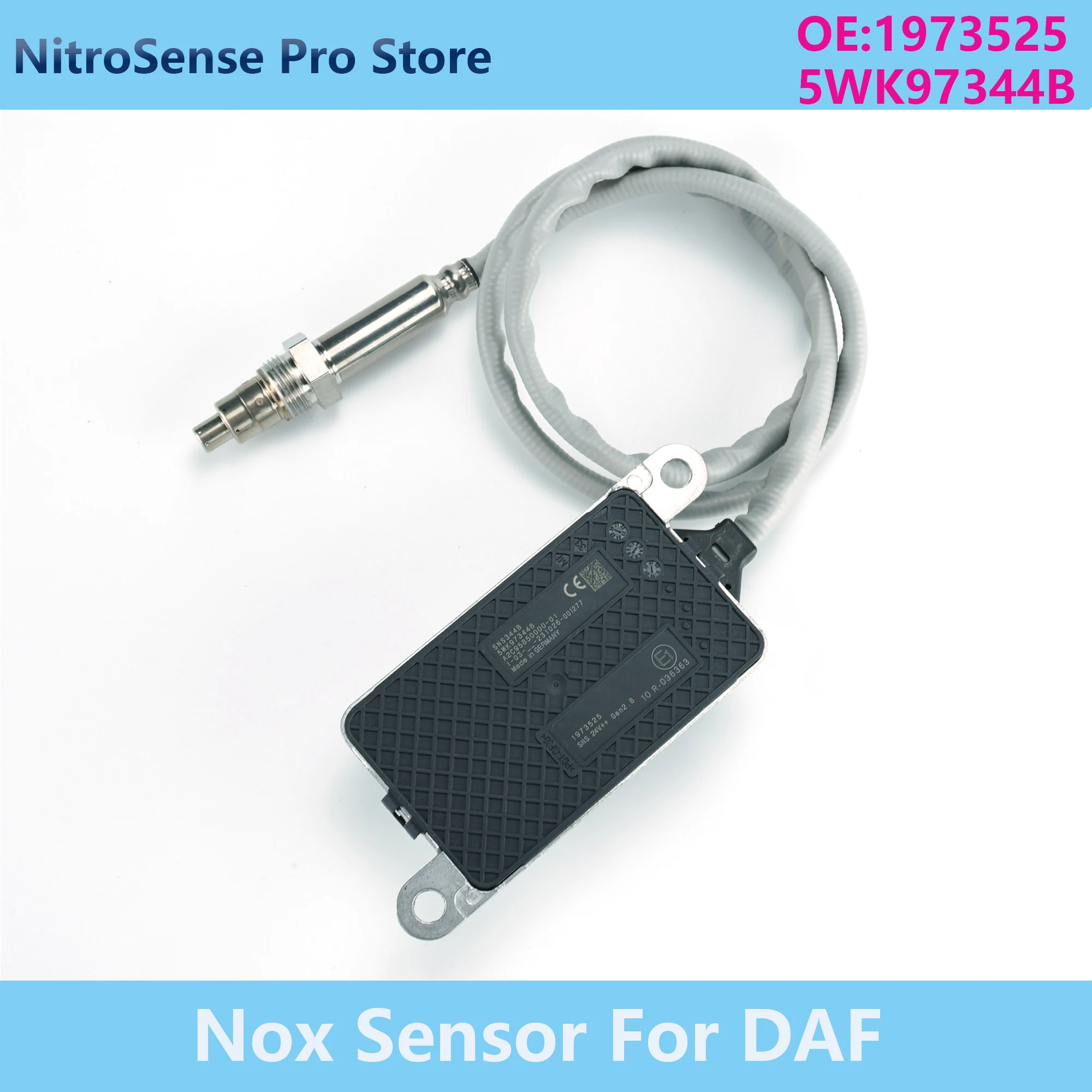 1973525 5WK97344B 5WK9 7344B Nitrogen Oxide Sensor NOx Sensor Fits For DAF Truck 24V
1973525 5WK97344B 5WK9 7344B Nitrogen Oxide Sensor NOx Sensor Fits For DAF Truck 24V