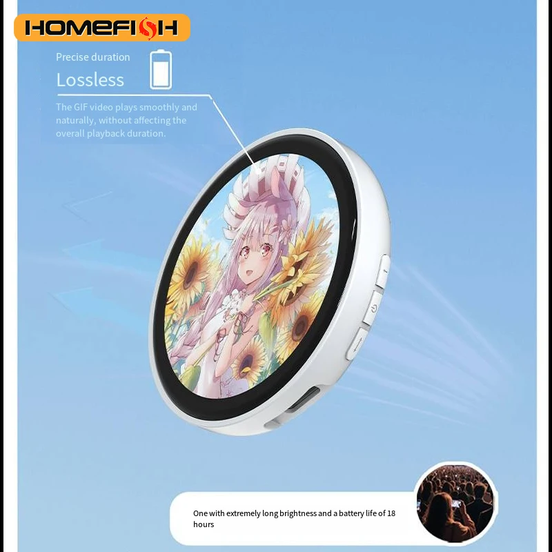 Electronic Display Badge Bar Bluetooth Smart Cyber Badge 1.85 Inch Hd Touch Screen Images, Gifs Text Short Videos Display
Electronic Display Badge Bar Bluetooth Smart Cyber Badge 1.85 Inch Hd Touch Screen Images, Gifs Text Short Videos Display