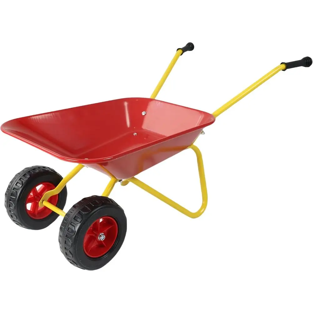 Children's Steel Utility Cart - Two-Wheeled Garden Trolley for Outdoor Play and Sand Toy Transport
Children's Steel Utility Cart - Two-Wheeled Garden Trolley for Outdoor Play and Sand Toy Transport