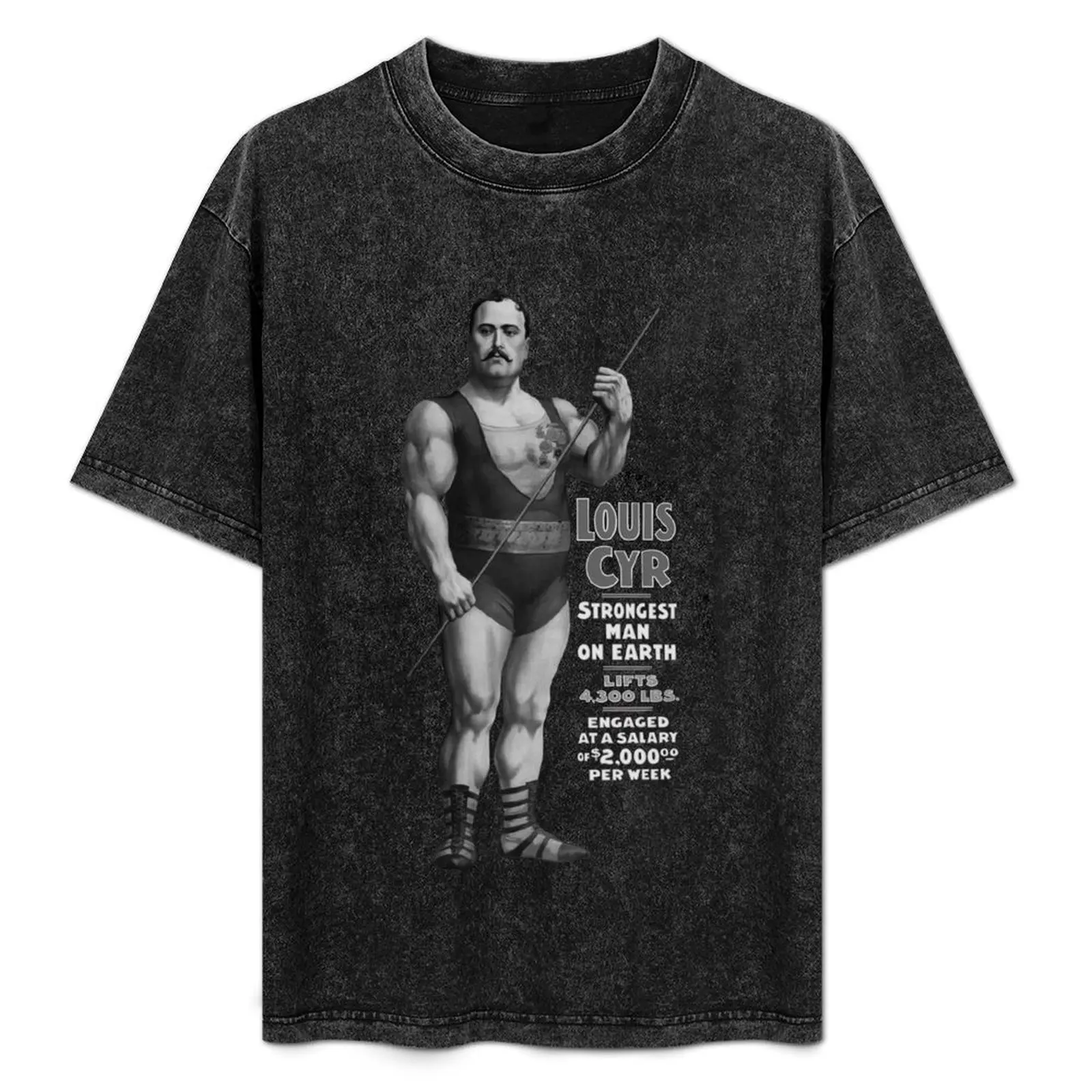 Сильнейший человек на Земле - винтажная футболка Strongman Louis Cyr, базовая футболка с круглым вырезом и короткими рукавами
Сильнейший человек на Земле - винтажная футболка Strongman Louis Cyr, базовая футболка с круглым вырезом и короткими рукавами