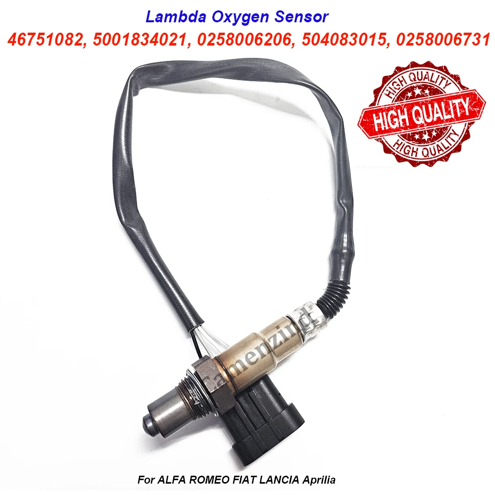 46751082 5001834021 504083015 0258006206 0258006206 O2 Lambda Oxygen Air/Fuel Ratio Sensor For ALFA ROMEO FIAT LANCIA
46751082 5001834021 504083015 0258006206 0258006206 O2 Lambda Oxygen Air/Fuel Ratio Sensor For ALFA ROMEO FIAT LANCIA