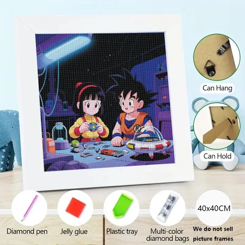 1 шт. 5D DIY Полный дрель Набор для алмазной живописи, Dragon Ball Z Аниме Young Goku Chi-Chi Строительный космический корабль Модель Ремесло Домашний декор Wal
1 шт. 5D DIY Полный дрель Набор для алмазной живописи, Dragon Ball Z Аниме Young Goku Chi-Chi Строительный космический корабль Модель Ремесло Домашний декор Wal