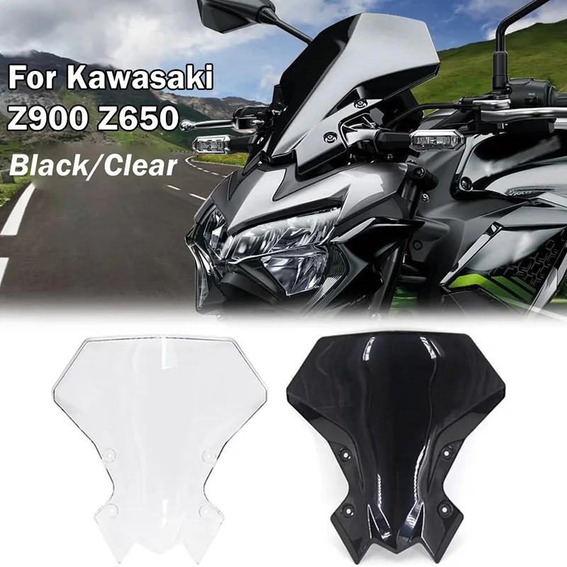 Motorcycle Windshield Deflector Protector Wind Shield Screen For Kawasaki Z900 2020-2022 2023 Z650 2021-2023 Moto Windscreen
Motorcycle Windshield Deflector Protector Wind Shield Screen For Kawasaki Z900 2020-2022 2023 Z650 2021-2023 Moto Windscreen