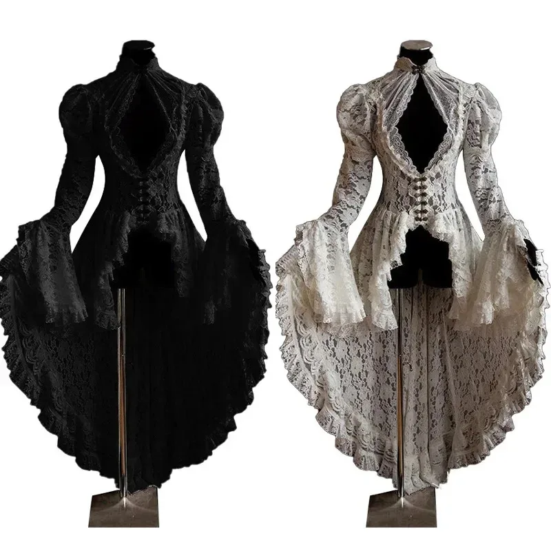 Sky06 Halloween Vintage Medieval Renaissance Cosplay Costumes Dress Women Gothic Lace Bandage Black Fancy Dress Maxi Dress66liU&
Sky06 Halloween Vintage Medieval Renaissance Cosplay Costumes Dress Women Gothic Lace Bandage Black Fancy Dress Maxi Dress66liU&