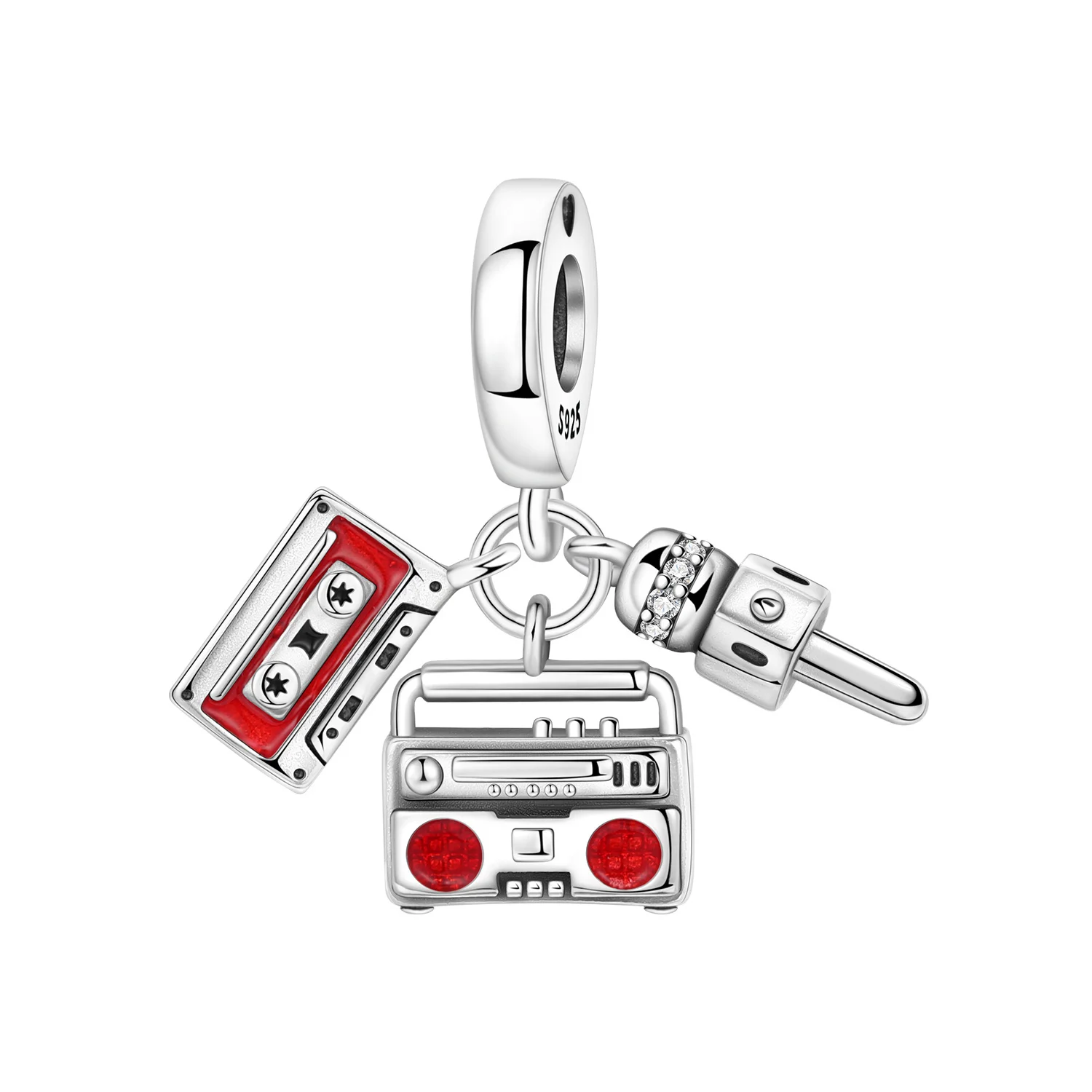 Orstarry 925 Sterling Silver Retro Red Audio Music Hobbies Original Pendants Bracelet Charms Jewelry Party Beads DIY Trendy Gift
Orstarry 925 Sterling Silver Retro Red Audio Music Hobbies Original Pendants Bracelet Charms Jewelry Party Beads DIY Trendy Gift