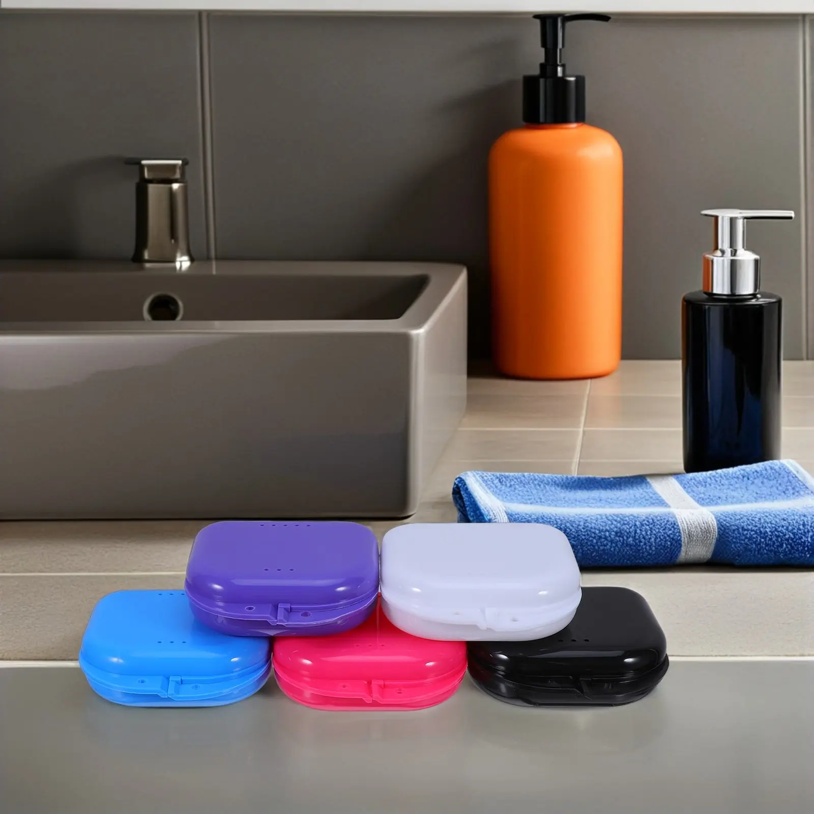 Набор из 10 герметичных тонких портативных контейнеров для хранения зубных протезов и ортодонтических аппаратов, компактный дорожный футляр для элайнеров
Набор из 10 герметичных тонких портативных контейнеров для хранения зубных протезов и ортодонтических аппаратов, компактный дорожный футляр для элайнеров