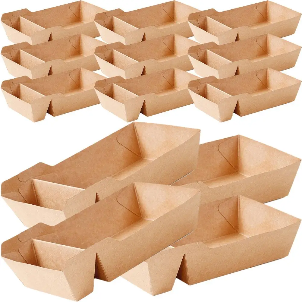 50pcs Snack Boxes Paper Food Container Popcorn Box French Fries Baking Wrap Disposable Lightweight Practical Party Gift
50pcs Snack Boxes Paper Food Container Popcorn Box French Fries Baking Wrap Disposable Lightweight Practical Party Gift