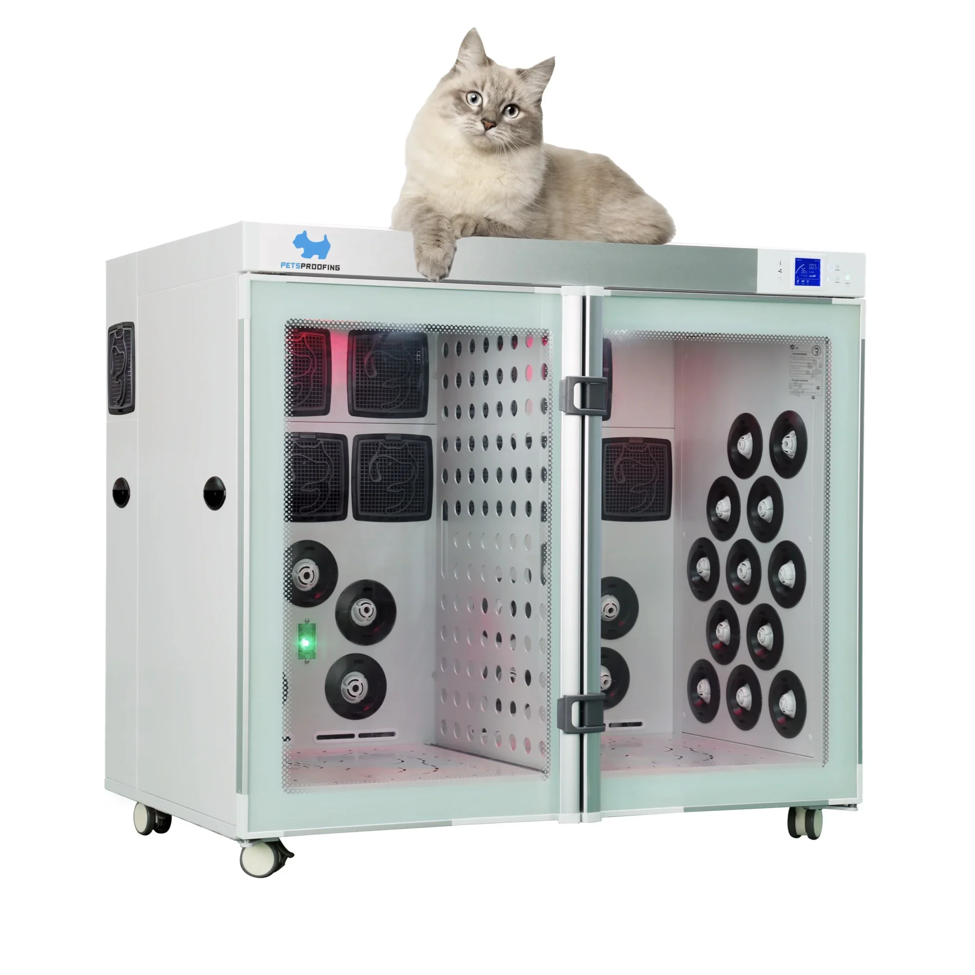 Pet supplies Automatic High Velocity Dog s kit Cat hair blower force groomers Dryer box drying Cabin grooming Machine
Pet supplies Automatic High Velocity Dog s kit Cat hair blower force groomers Dryer box drying Cabin grooming Machine