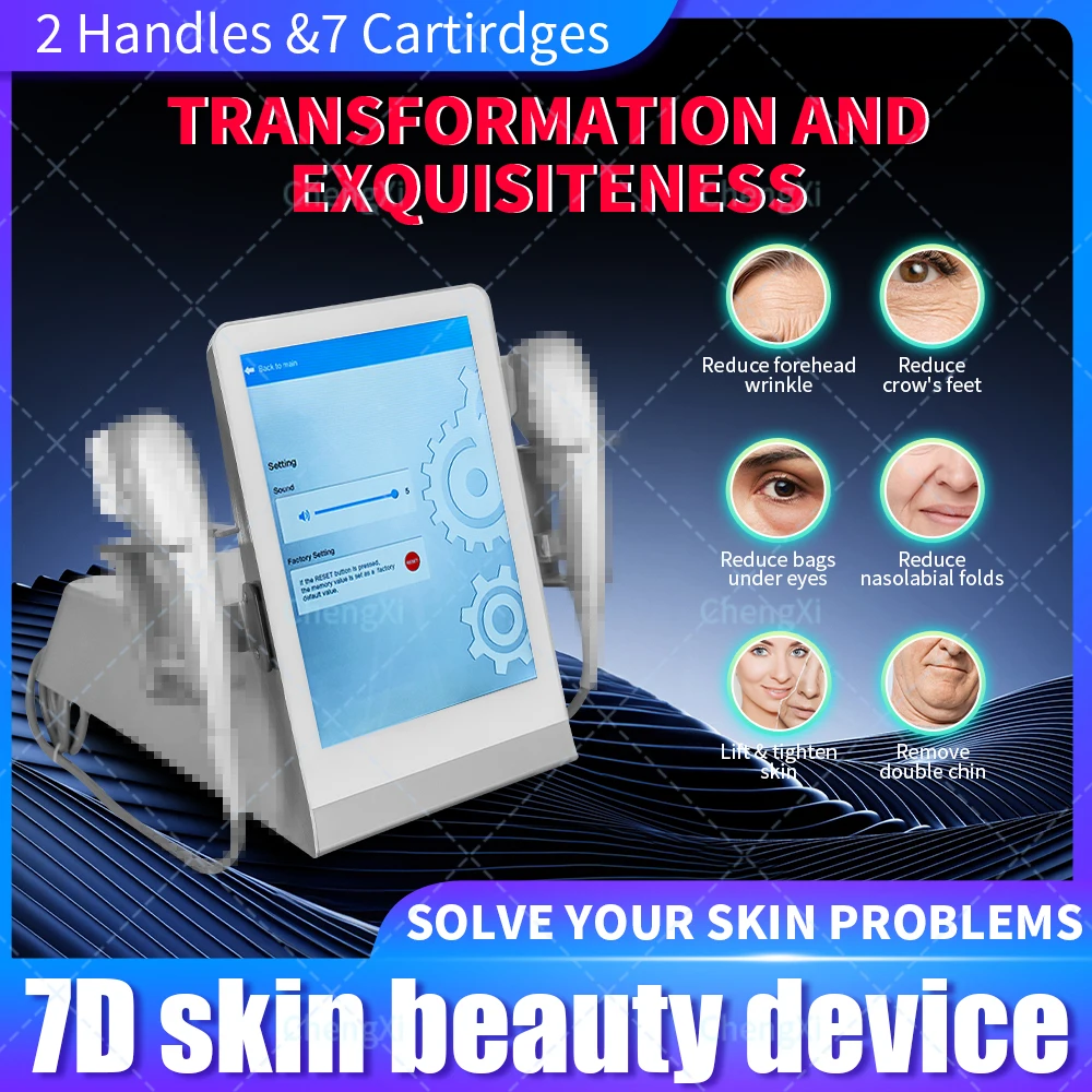 Professional Facial Care Beauty Salon 7D Machine Portable for Skin Tightening Face Body Lifting Machine
Professional Facial Care Beauty Salon 7D Machine Portable for Skin Tightening Face Body Lifting Machine