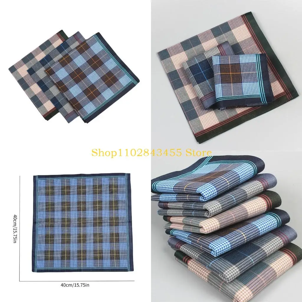 49MC 40x40cm Male Lattice Handkerchiefs Random Color Hankies Pocket Lattice Pattern Pocket Square Handkerchiefs for Male
49MC 40x40cm Male Lattice Handkerchiefs Random Color Hankies Pocket Lattice Pattern Pocket Square Handkerchiefs for Male