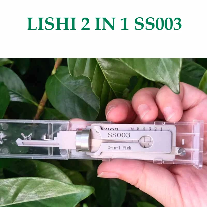 1PCS LISHI 2 IN1 Ss003 Door Lock Pick and Decoder Tool for Civil Professional Locksmith Quick Opening Locksmith Master Key Kits
1PCS LISHI 2 IN1 Ss003 Door Lock Pick and Decoder Tool for Civil Professional Locksmith Quick Opening Locksmith Master Key Kits