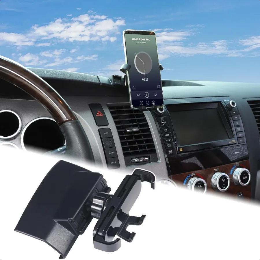 Car Phone Mount Fit Toyot@a Tundra Sequoia 20072013 Car Center Console Phone Holder Mount Dash Clip Mobile Cell Phone Bracket U
Car Phone Mount Fit Toyot@a Tundra Sequoia 20072013 Car Center Console Phone Holder Mount Dash Clip Mobile Cell Phone Bracket U