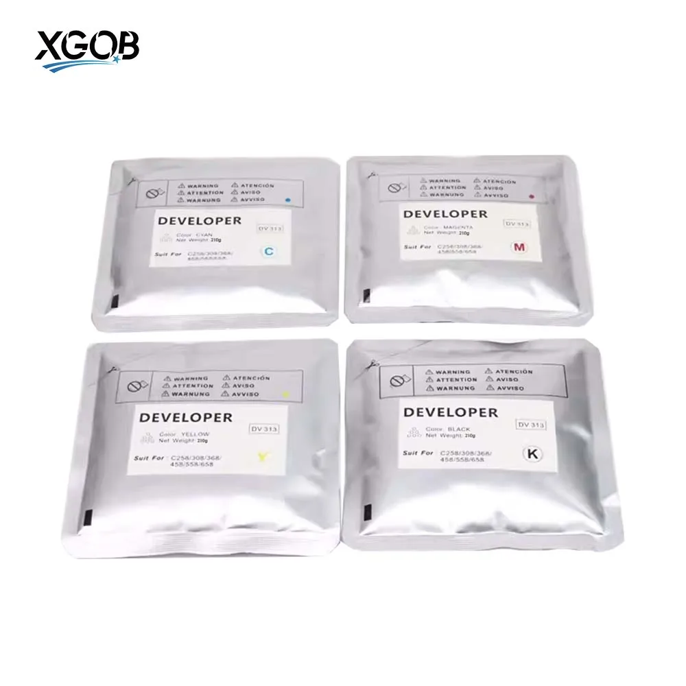 4PCS Original DV313 Developer Powder For Konica Minolta Bizhub C308 C368 C458 C558 C658 C 258 308 368 458 210g High Quality
4PCS Original DV313 Developer Powder For Konica Minolta Bizhub C308 C368 C458 C558 C658 C 258 308 368 458 210g High Quality