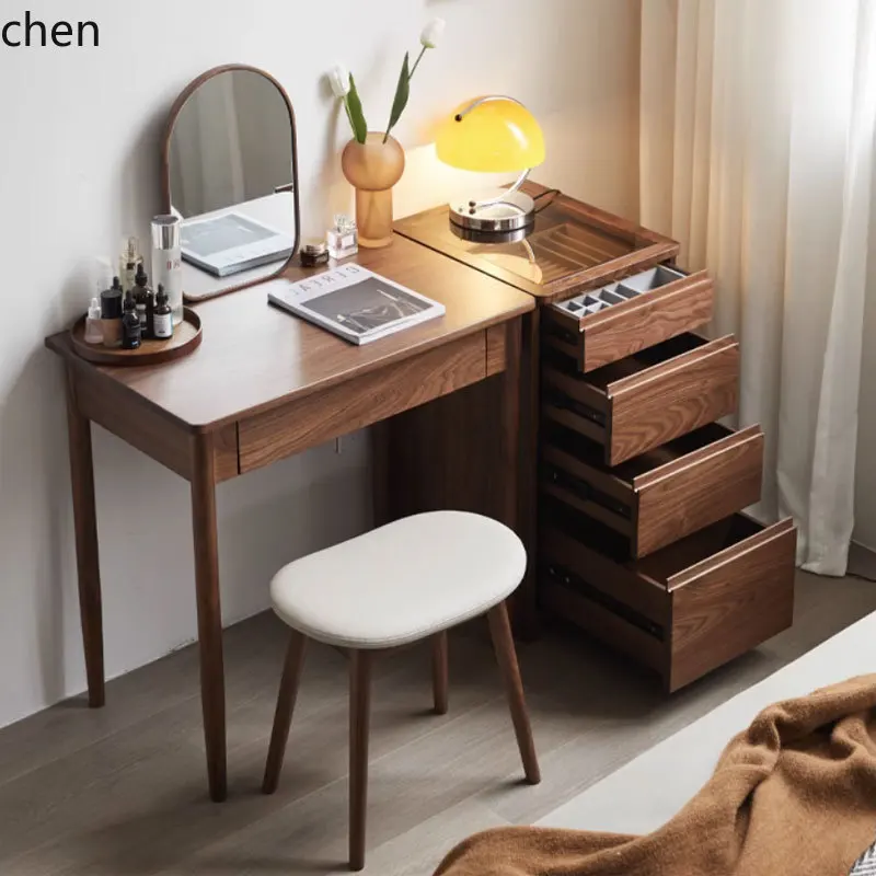 HYS Table Bedroom Furniture Solid Wood Dressing Table Small Storage Cabinet Integrated Makeup Table Modern Simple
HYS Table Bedroom Furniture Solid Wood Dressing Table Small Storage Cabinet Integrated Makeup Table Modern Simple