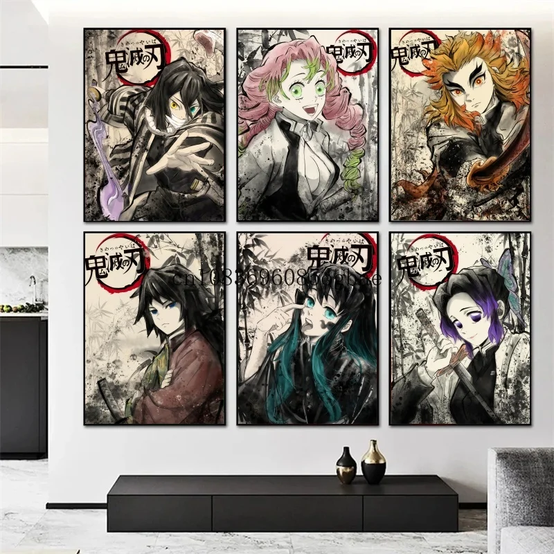 Japan Anime Demon Slayer Poster Print Tanjiro Zenitsu Characters Portrait Canvas Painting Wall Art Pictures Room Home Decoration
Japan Anime Demon Slayer Poster Print Tanjiro Zenitsu Characters Portrait Canvas Painting Wall Art Pictures Room Home Decoration