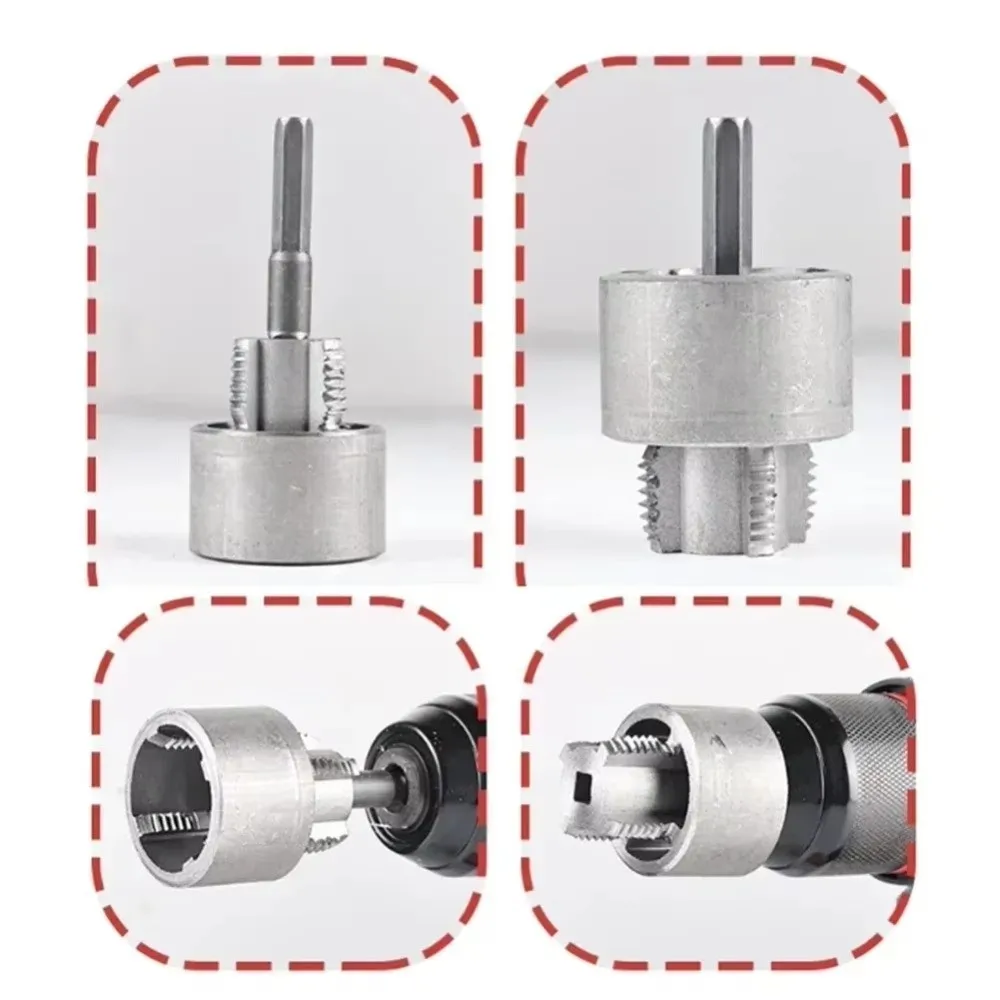 New 4/6 Points Pvc Pipe Threaders Multifunction Durable Internal and External Thread Opener Pipe Tool Pipe Threader
New 4/6 Points Pvc Pipe Threaders Multifunction Durable Internal and External Thread Opener Pipe Tool Pipe Threader