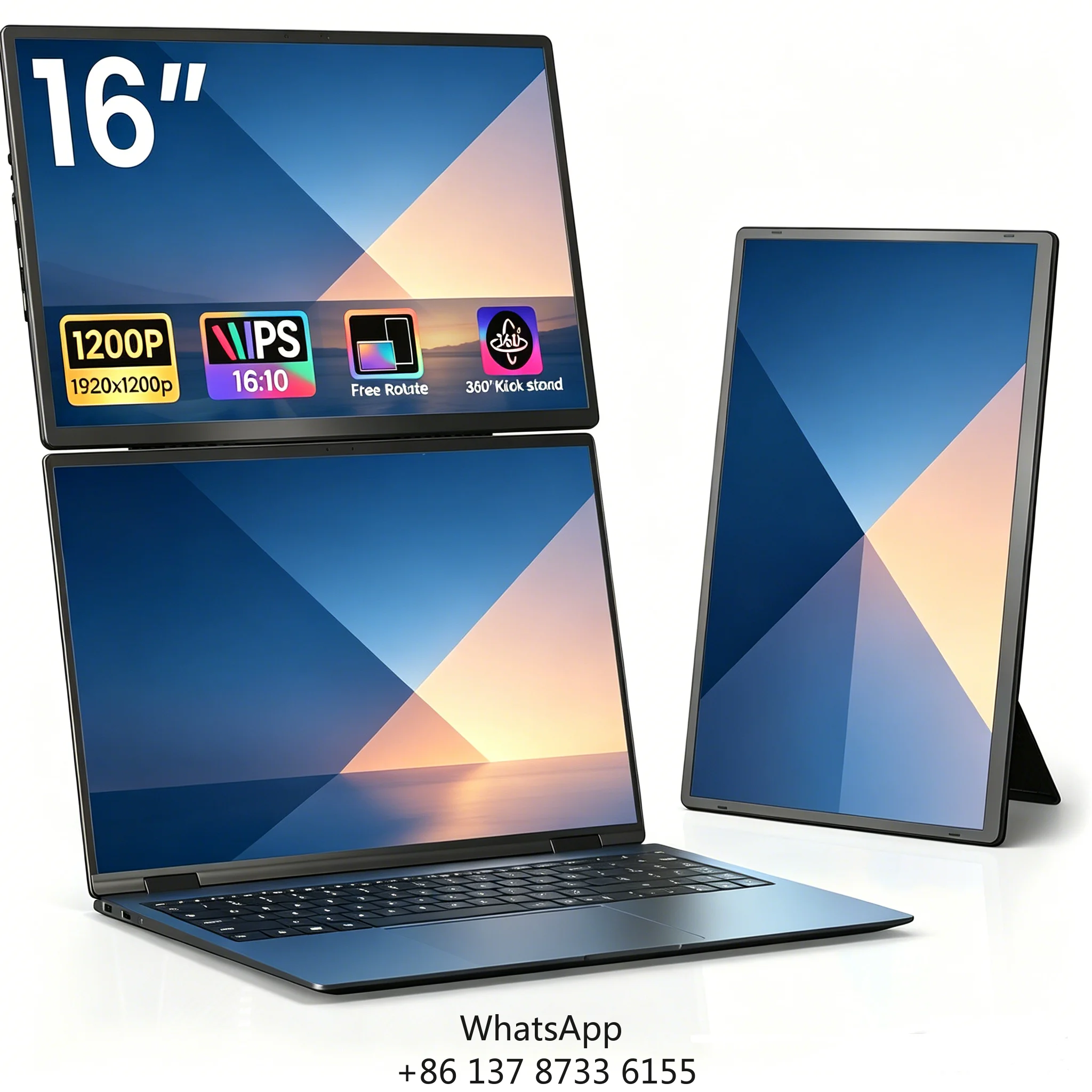 16 Inch 1200P FHD Portable Display Monitor Screen Plug And Play No Driver Required For Work From Home High Efficiency Studio
16 Inch 1200P FHD Portable Display Monitor Screen Plug And Play No Driver Required For Work From Home High Efficiency Studio