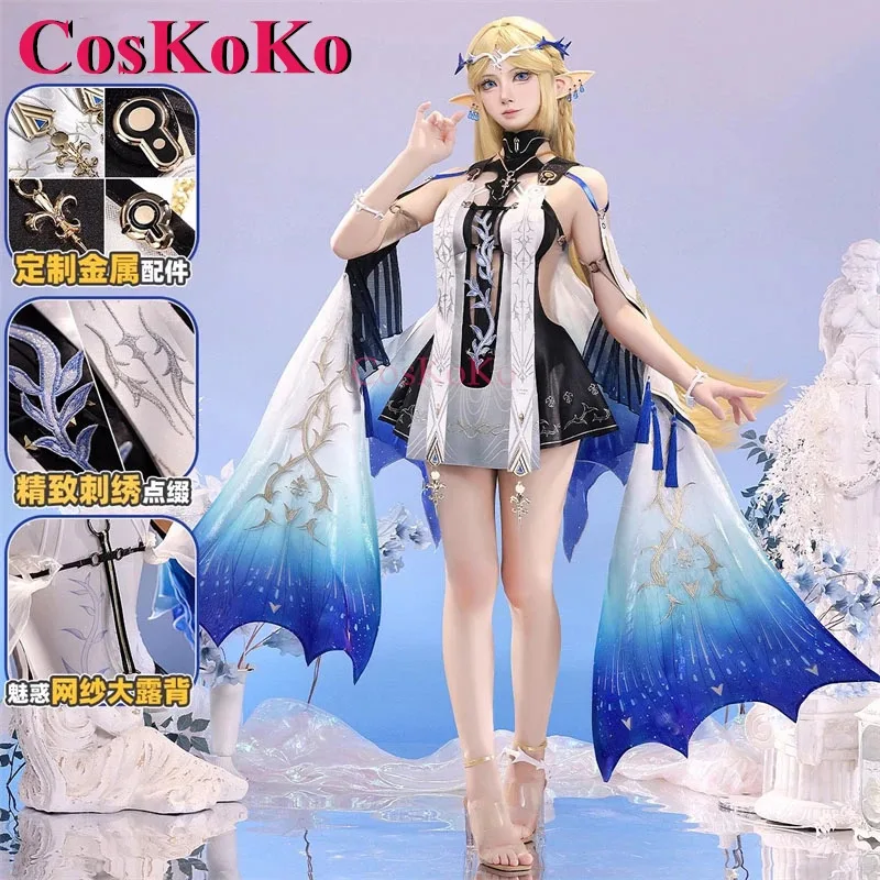 CosKoKo Cartethyia Cosplay Costumes Game Wuthering Waves Gorgeous Elegant Combat Uniform Halloween Party Role Play Clothing S-XL
CosKoKo Cartethyia Cosplay Costumes Game Wuthering Waves Gorgeous Elegant Combat Uniform Halloween Party Role Play Clothing S-XL