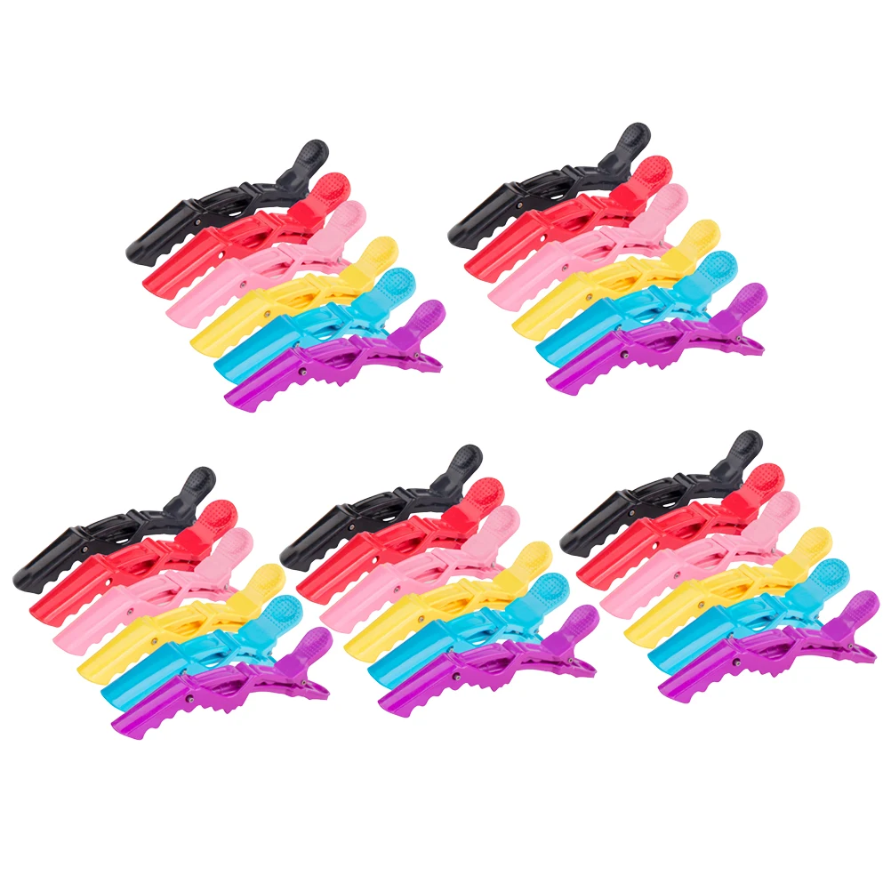 30Pcs Hairdressing Clips Crocodile Sectioning Accessories For Salon Styling Firm Hold No Damage Mixed Color
30Pcs Hairdressing Clips Crocodile Sectioning Accessories For Salon Styling Firm Hold No Damage Mixed Color