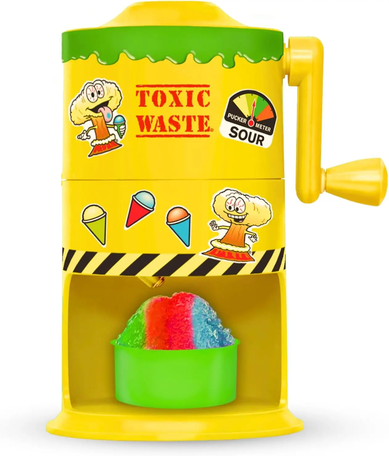 TOXIC WASTE Mini Snow Cone Machine Manual Ice Shaver No Electricity Needed Ice Cups and DIY Stickers Included
TOXIC WASTE Mini Snow Cone Machine Manual Ice Shaver No Electricity Needed Ice Cups and DIY Stickers Included