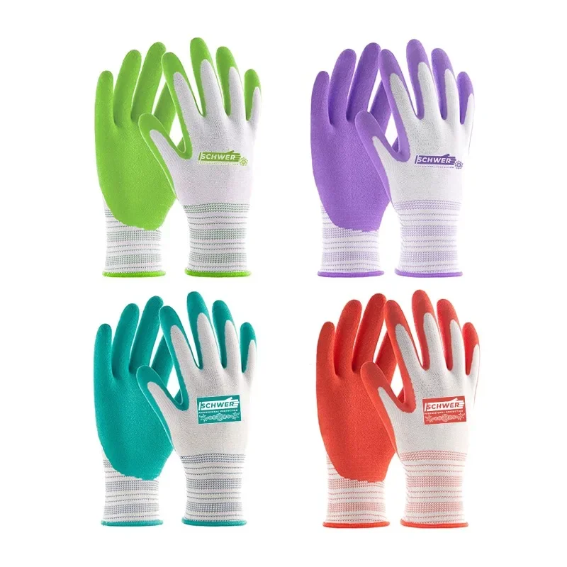 Working Gloves Purple Polyester Grey Glove Protective for work Garden Durable Non-slip Waterproof Gardening Gloves
Working Gloves Purple Polyester Grey Glove Protective for work Garden Durable Non-slip Waterproof Gardening Gloves