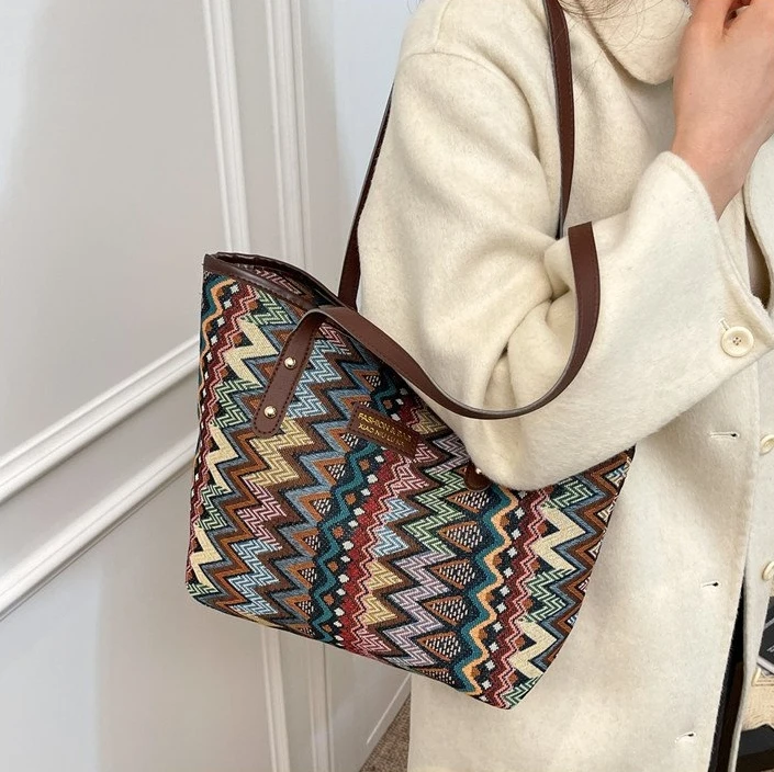 Women's Trendy Spacious Tote Bag - Patterned Versatile Chic Work & Casual Shoulder Bag
Women's Trendy Spacious Tote Bag - Patterned Versatile Chic Work & Casual Shoulder Bag