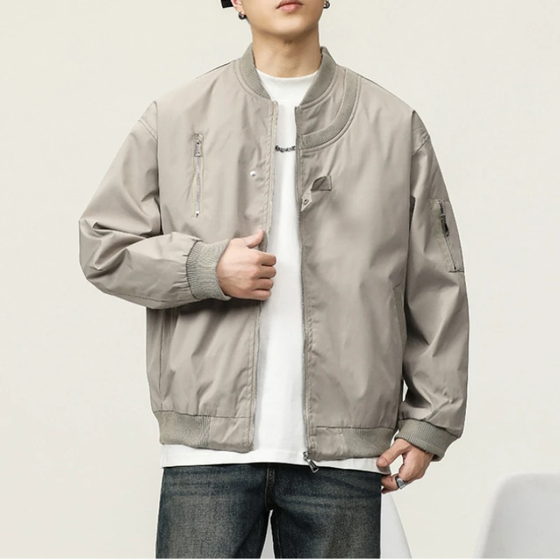 Autumn Winter Flight Jacket Workwear Coat Men's American Casual Baseball Clothing
Autumn Winter Flight Jacket Workwear Coat Men's American Casual Baseball Clothing