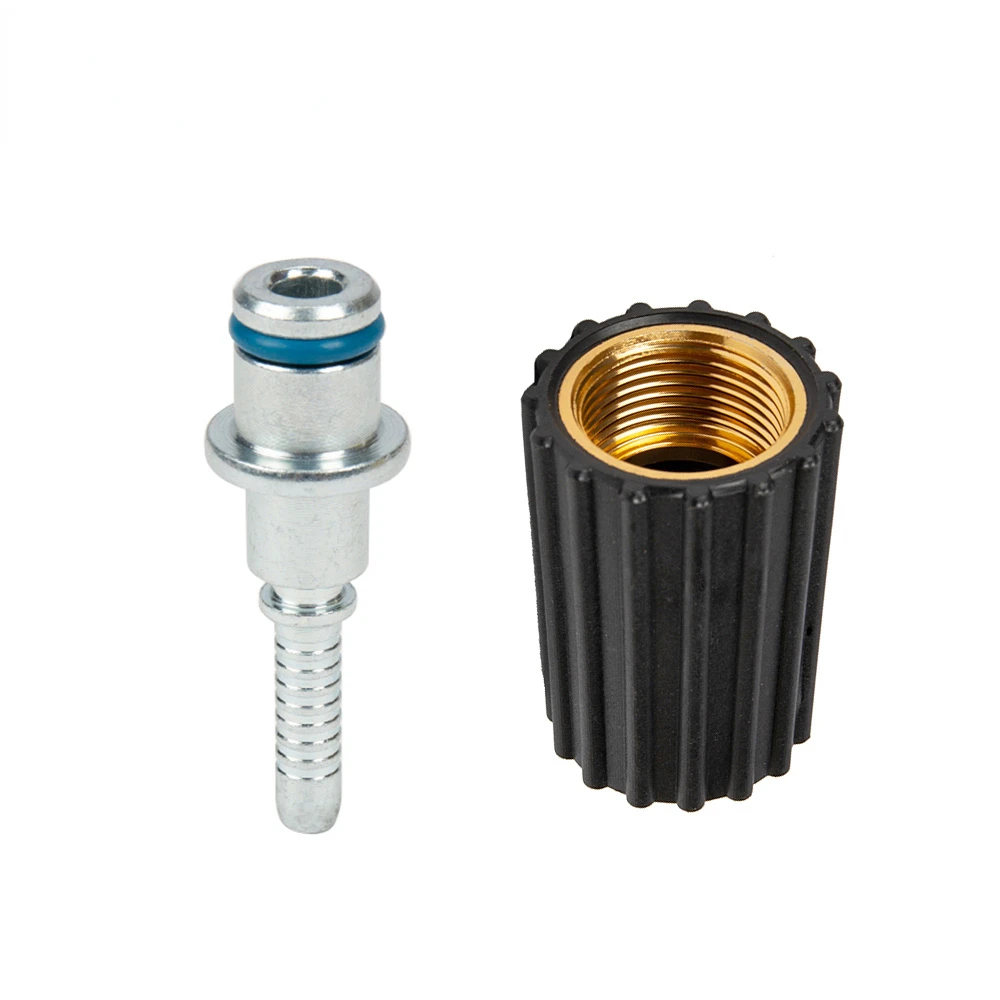 High Pressure Washer Hose Insert Fittings DN6 D14mm Ring Nut M22 Car Washer Water Cleaning Hose Pipe Fitting Twist Connector
High Pressure Washer Hose Insert Fittings DN6 D14mm Ring Nut M22 Car Washer Water Cleaning Hose Pipe Fitting Twist Connector