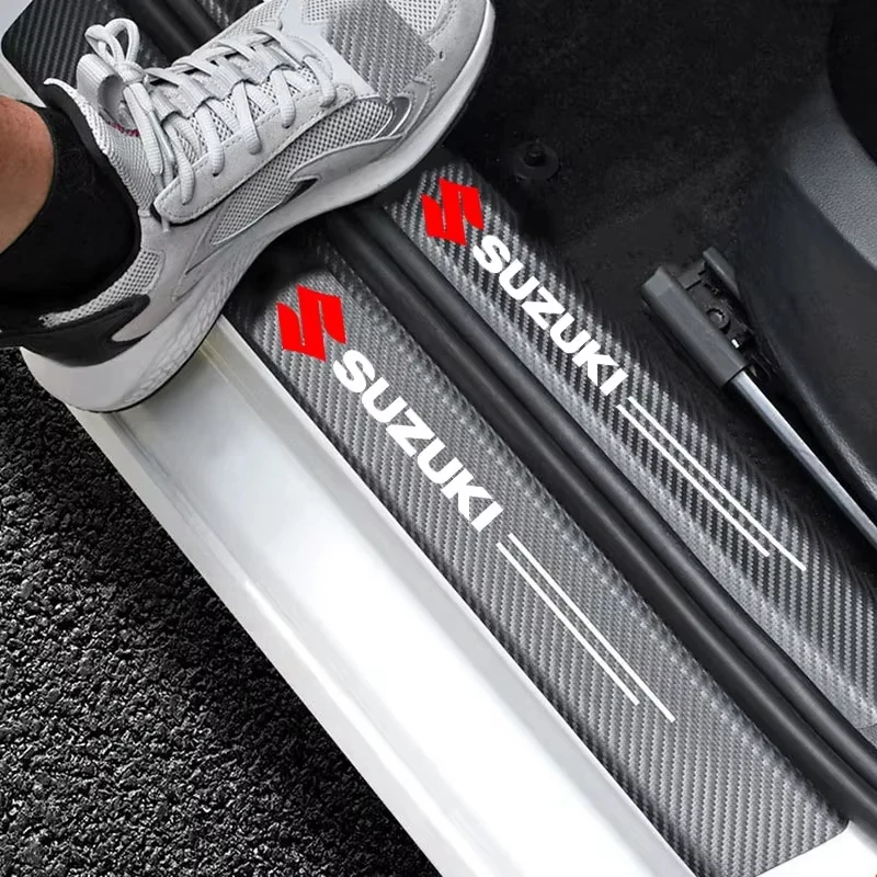 Auto Accessories Carbon Fiber Car Door Sill Strip Protector for Suzuki Samurai S-Cross SX4 Swift XL-7 Liana Spresso Celerio
Auto Accessories Carbon Fiber Car Door Sill Strip Protector for Suzuki Samurai S-Cross SX4 Swift XL-7 Liana Spresso Celerio