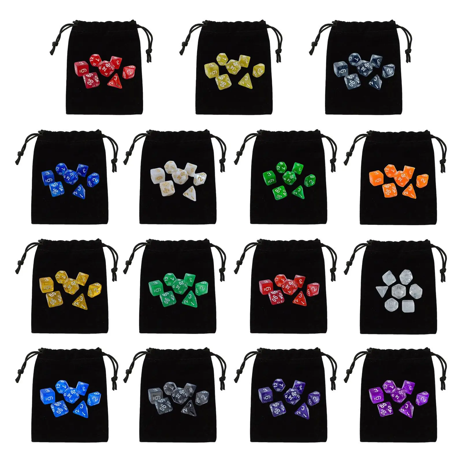 Acrylic Polyhedral Dices, Role Playing Game Dices for Table Games Party Games
Acrylic Polyhedral Dices, Role Playing Game Dices for Table Games Party Games