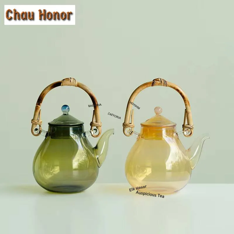 550ml Bamboo Lifting Handle Refraction Glass Teapot Japanese Tea Infuser Pot Tea Soaking Kettle With Strainer Teaset Collection
550ml Bamboo Lifting Handle Refraction Glass Teapot Japanese Tea Infuser Pot Tea Soaking Kettle With Strainer Teaset Collection