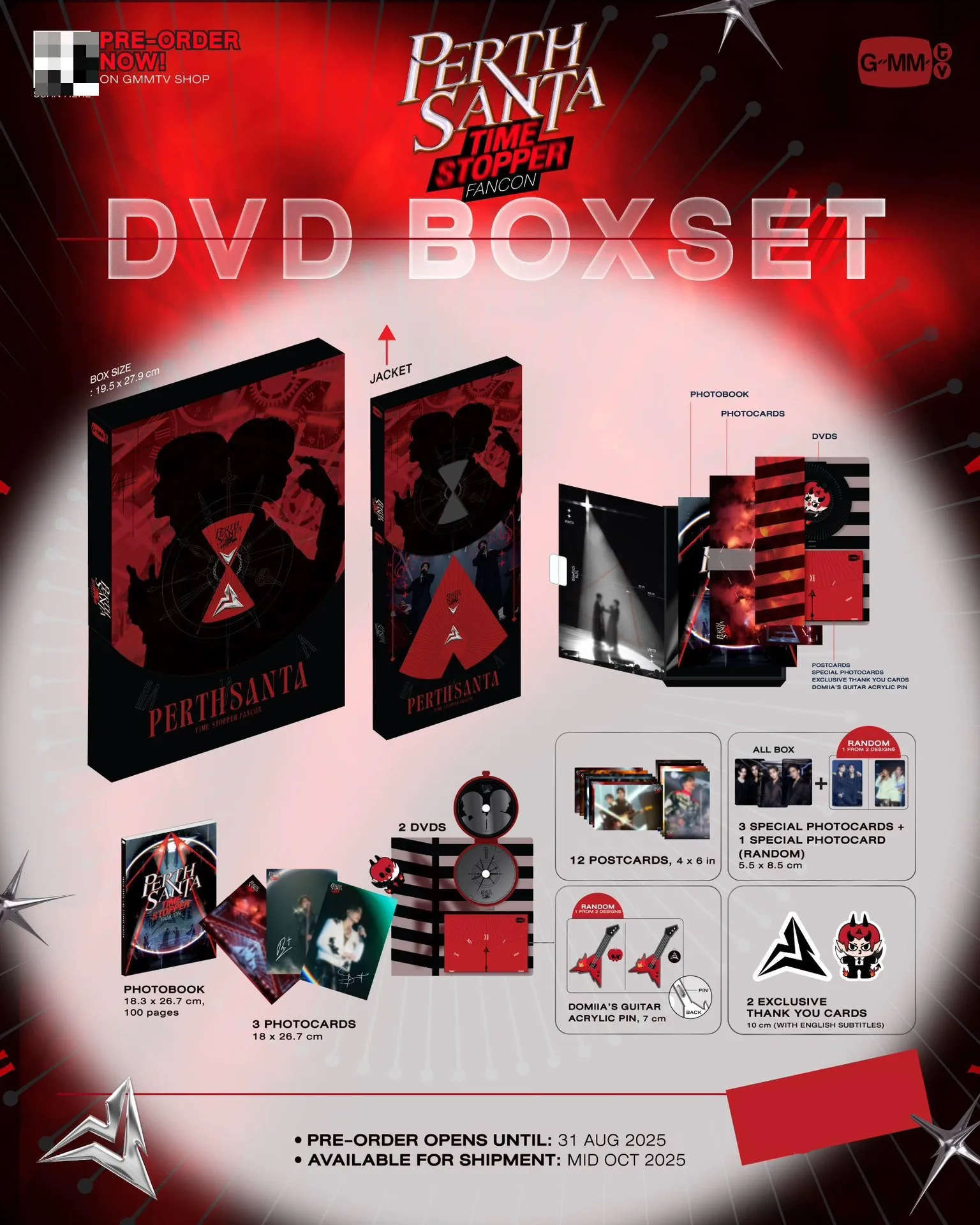 Официальный GmmTV Thai Star Perthsanta Thai TV Perfect 10-линейный набор DVD-приставки Dangerous Romance Domila
Официальный GmmTV Thai Star Perthsanta Thai TV Perfect 10-линейный набор DVD-приставки Dangerous Romance Domila
