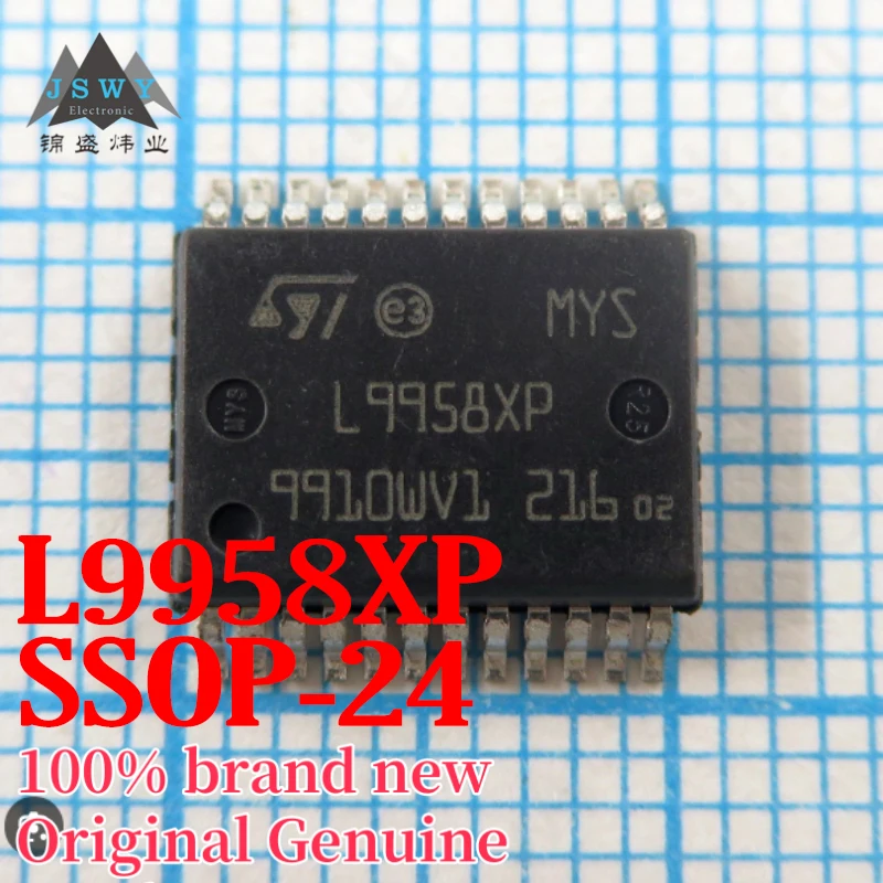 (5/50 pieces) L9958XP L9958 SSOP-24 stepper motor driver chip, brand new, authentic, original, free shipping
(5/50 pieces) L9958XP L9958 SSOP-24 stepper motor driver chip, brand new, authentic, original, free shipping