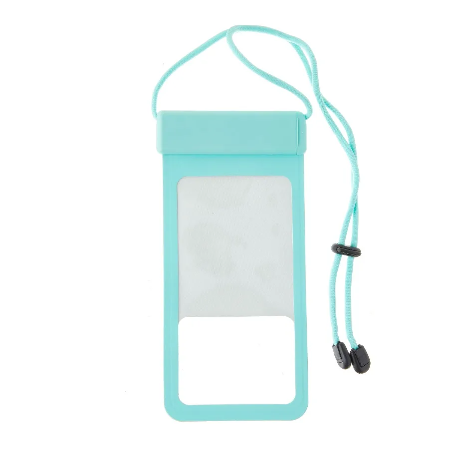 . Waterproof Phone Pouch with Adjustable Lanyard Aqua
. Waterproof Phone Pouch with Adjustable Lanyard Aqua